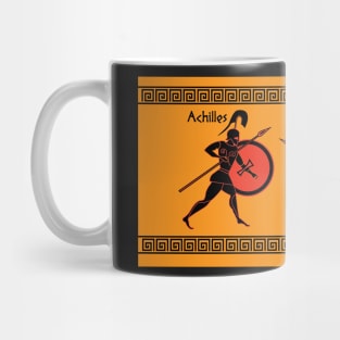 Achilles Vs Hector - Ancient Greek Art Style Mug